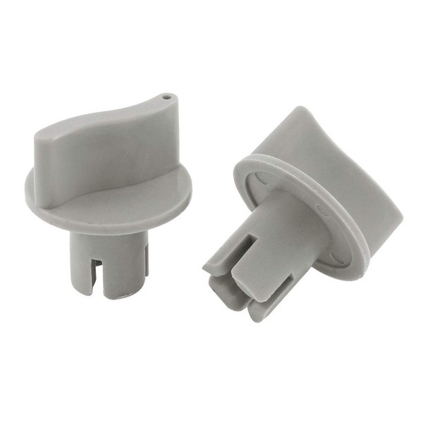 uxcell Gray Diameter Rotary Knob for Fan 2 Pcs