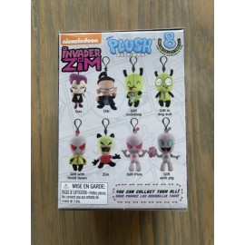 Zag Toys Invader Zim Mini’s Plush Clip-Ons Mystery Blind Box Key Chain New Sealed