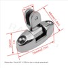RANYUSS 2PCS of Marine Grade Bimini Top Stainless Steel 316