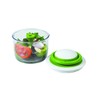 Chef'n Vegetable Chopper VeggiChop in Green/White, Stainless Steel 11.5 x