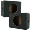 2X Audiotek CA-65CB 6.5- Inch Vented Speaker Box Enclosure Carpet