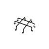 Van Dyke's Restorers Iron Speakeasy Grille, Black Powder Coat
