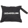 CedarsLink DJ Event Facade White/Black Scrim Metal Frame Booth +