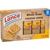 Lance Sandwich Crackers, Made with Whole Grain Crackers, Cheddar Cheese,