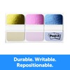Post-it Foil Tabs, Iridescent Colors, 36 Tabs/Pack, 1 in x