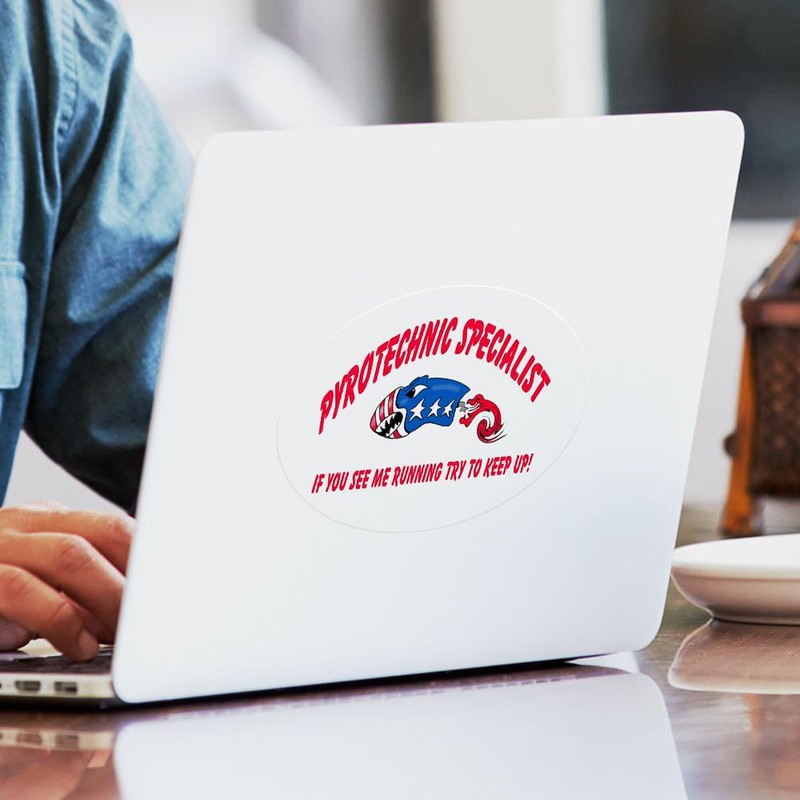 CafePress Firecracker Oval Car Bumper Sticker