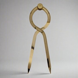 Chartwright Single-Handed Brass Dividers, 7"