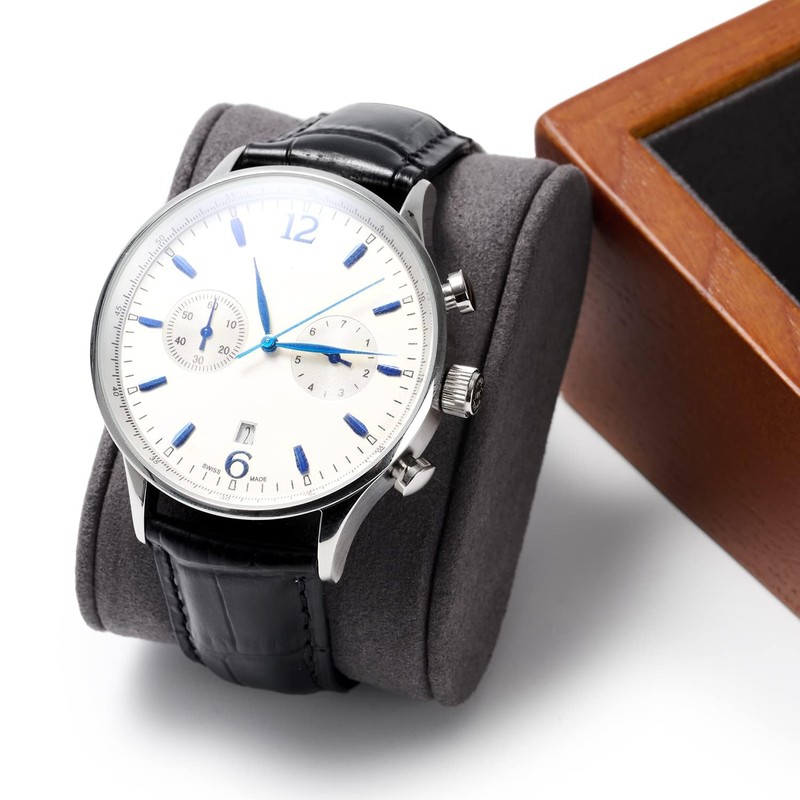 Oirlv SM04802 Watch Case, Wooden, Luxury, Stylish, For Single Display,