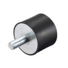 sourcing map M10 Plug Socket Rubber Bearing Shock Absorber for