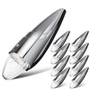LBRST 17 LED Torpedo Cab Lights Chrome Clear LED Top