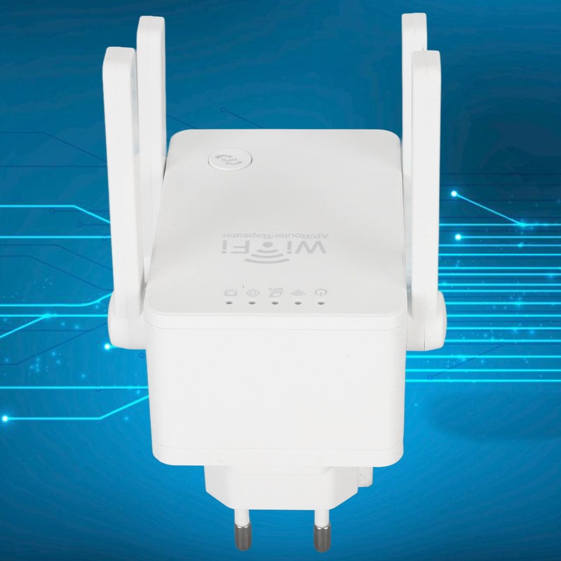Internet Booster 4 Antennae AP Router Relay Mode Indicator Light