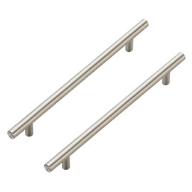 JOY DECOR 3 Pack Cabinet Handles, Brushed Nickel Cabinet Pulls, 7-1/2 in Hole Center Kitchen Cabinet Handles, Stainless Steel T Bar Handles for Dresser Drawers
