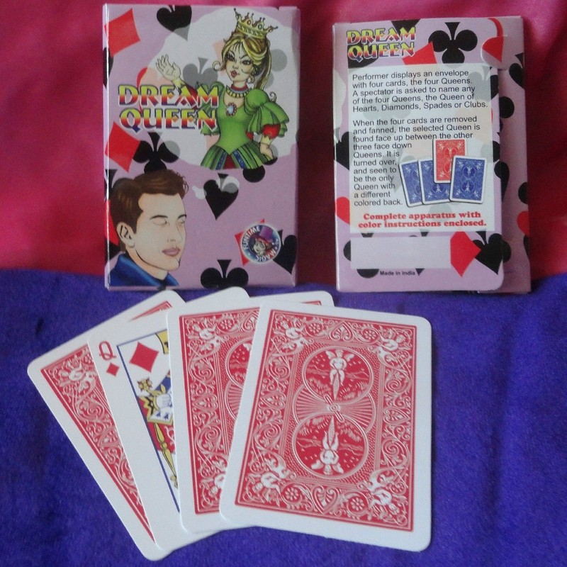 MilesMagic Magician's Dream Queen Mentalism Illusion Effect Real Card Gimmick