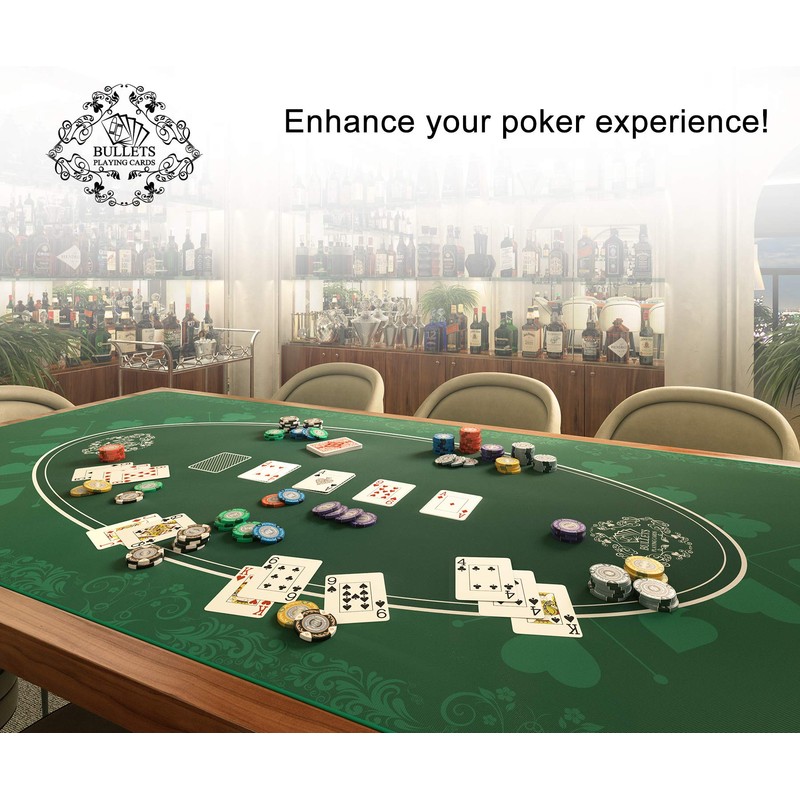 Bullets Playing Cards Dealer Button Set - Includes Big Blind
