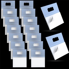 Picture Hangers Adhesive Foamboard Hanger Plastic Sawtooth Adhesive Picture Hanger No Nail Picture Hangers,2.4mm/0.1inch Thick (10)