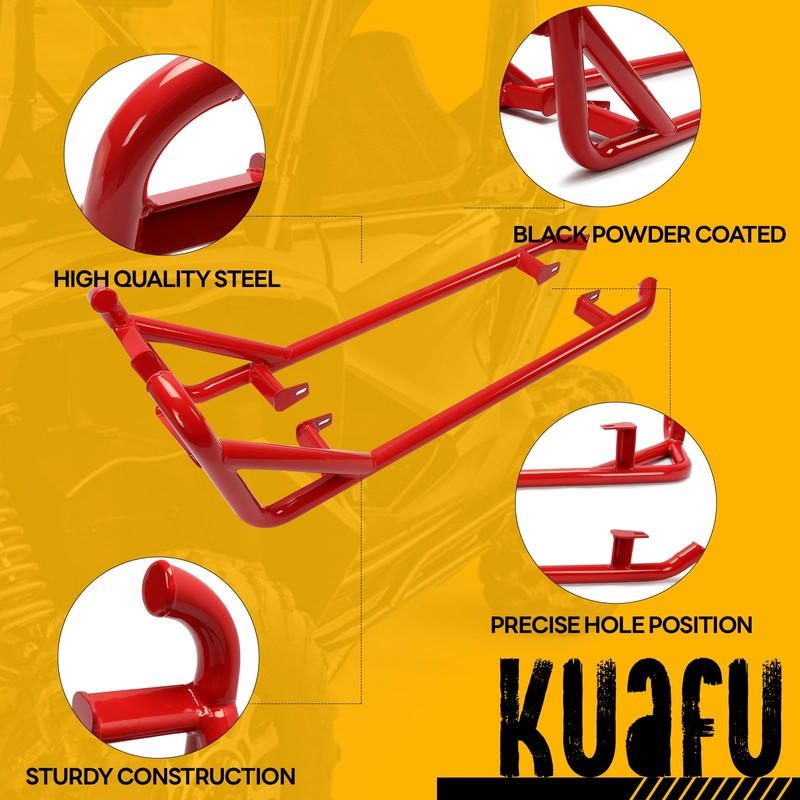 KUAFU Nerf Bars Rock Sliders Compatible with 2014-2023 Polaris RZR