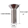 VAMUOEFL 1/4-20 x 1 Flat Head Socket Cap Screws Countersunk