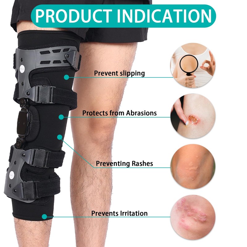 DOUKOM Knee Brace Undersleeve for Men & Women, Leg Undersleeve