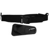 Black Professional Lightweight Adjustable Fishing Rod Holder Waist Belt Strap