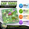 Sea Turtle Microfiber Towels for Cars, Scratch-Free Auto Cleaning Cloths