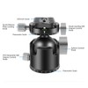 Panoramic Tripod Head Dual Panorama Low Gravity 360 Degree Rotating