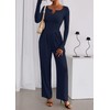 PRETTYGARDEN Jumpsuits for Women Dressy Casual 2025 Fall One Piece