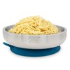 Rilli Stainless Steel Suction Cup Plate Deep, Non-Slip Baby Tableware,