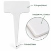 Waterproof T-Shaped Plant Labels for Garden Organization – Reusable PVC