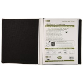 Pioneer Photo Albums 20-Page Family Treasures Deluxe White Bonded Leather Cover Scrapbook for 8.5 x 11-Inch Pages