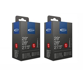 Schwalbe Unisex-Adult SV19 Fahrradschläuche, Schwarz, 29'', 28'' 27.5'' x 2er pack