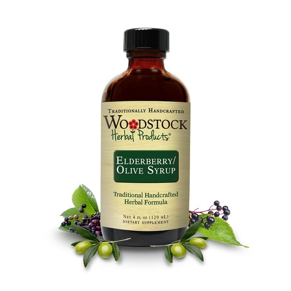 Woodstock Herbal Products Elderberry Olive Syrup, 4 OZ