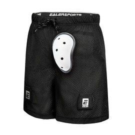 EALER HSM400 Men’s Loose Hockey Shorts Supporter, Core Mesh Jock Hockey Shorts Jock Pants with BioFlex Cup Included Adult, Youth, Boys Sizes