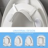 Doytn Universal Pee Deflector for Toilet Seat with Toilet lid