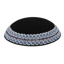 Zion Judaica Knit Quality Kippot Bulk Packs or Single Pieces Free Clips