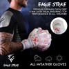 Soccer Goalie Gloves - Fingers Protection, Sizes 5 to 11,