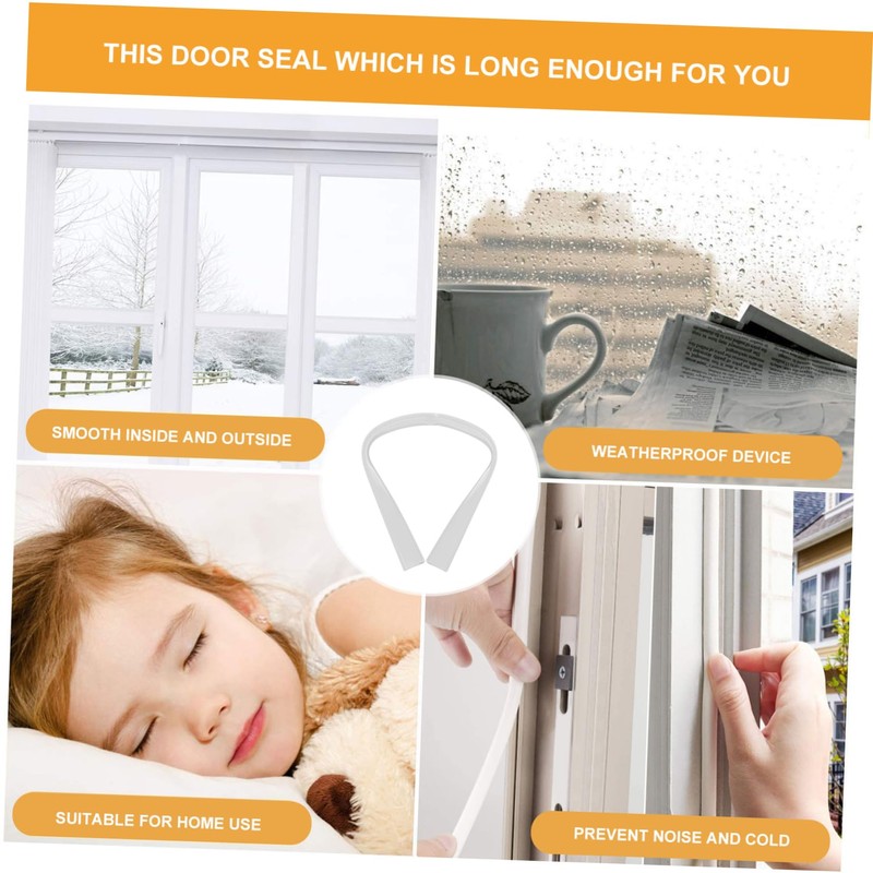 Gadpiparty Door Bottom Windproof Seal Strip for Soundproofing Flexible Draft