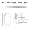 MODERN 12-Pack Super Thin 9inch 2800lm Flush Mount LED Ceiling