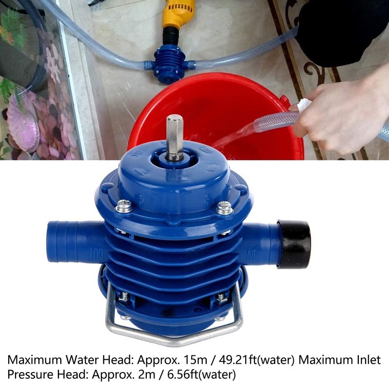 Hand Drill Pump Mini Self Priming Powered Electric Water Transfer