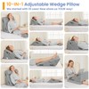 Sasttie Wedge Pillow Set for After Surgery, 3PCS Adjustable Bed
