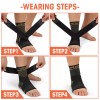 CFR Copper Ankle Support Brace Foot Compression Sleeve Arthritis Tendonitis