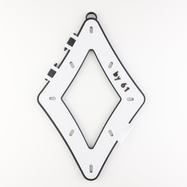 Southern Rec Supply Outsville Accu Rack Carry Case Hard Template Sheet Holder/Carrier 9 Ball (White)