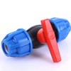ExcInter 20/25/32mm PE Pipe Tee Quick Connector Stop Tap Valve