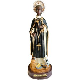 VC Statues Estatue San Martin de Porres 5.5"" Inch/St Martin of Porres Figurine Home Decor, Black