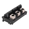 Jienk RJ45 8P8C DIN Rail Mount Ethernet Connector Distribution Breakout