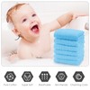 Cute Castle 12 Pack Muslin Baby Washcloths - Large 12''