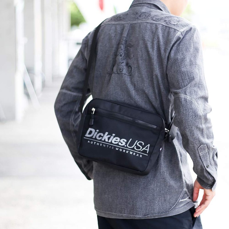 Dickies Splogo USA Shoulder Bag with Dwears Sticker Sacoche Messenger