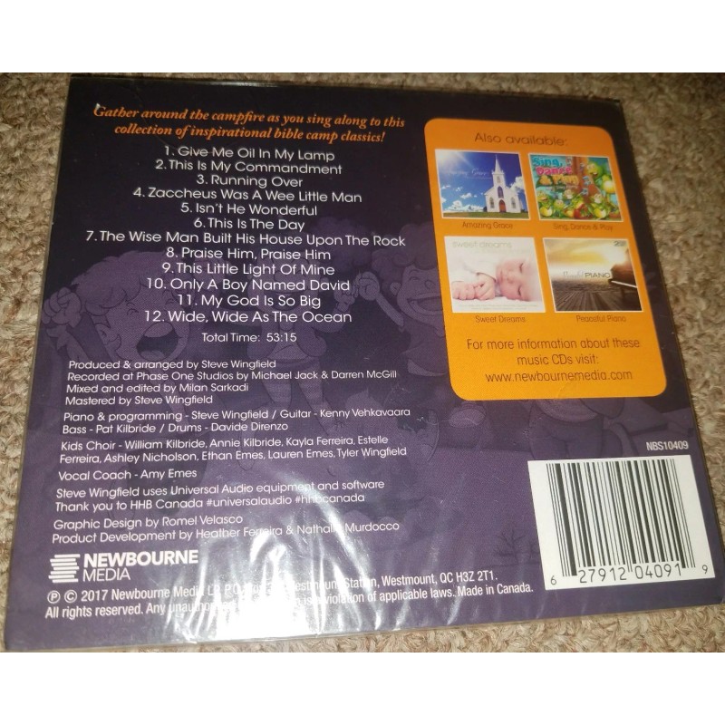 Bible Camp Sing Along [New and Sealed CD]