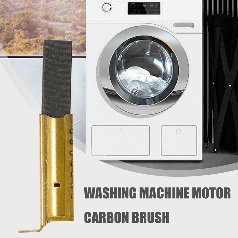 Hoypeyfiy 4Pcs L94MF7 Carbon Brushes, Replacement for Washing Machine Motor