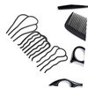 TOVINANNA Hair Styling Tools Set 6pcs Metal Hair Side Combs