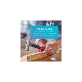 BLACK+DECKER BLACK+DECKER 12V MAX Drill & Home Tool Kit, 60-Piece (BDCDD12PK)